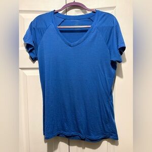 Woolx Blue Mia V-neck top